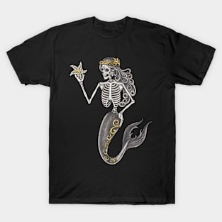 Mermaid skull. T-Shirt